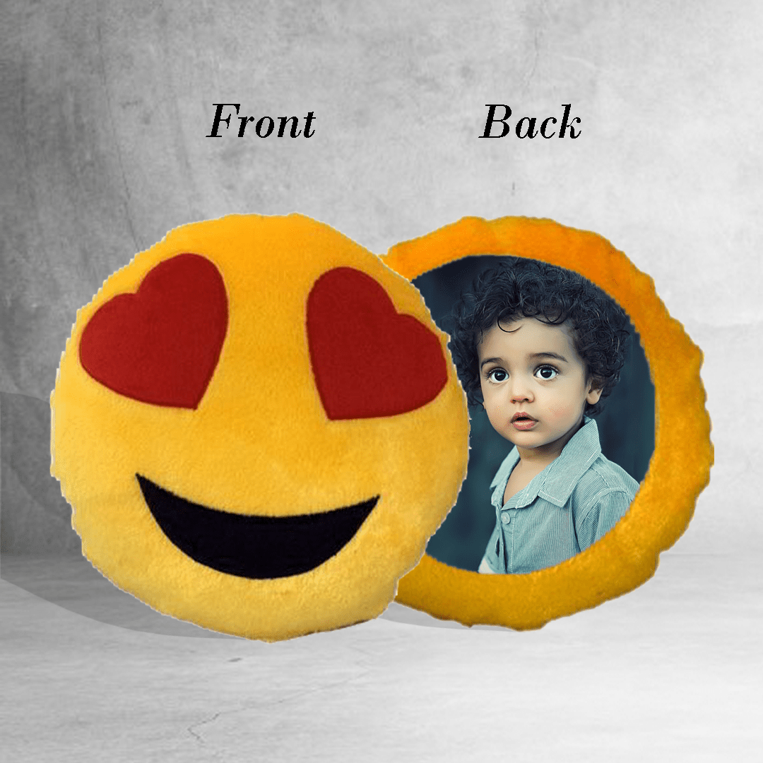 Heart Eyes Emoji Cushion