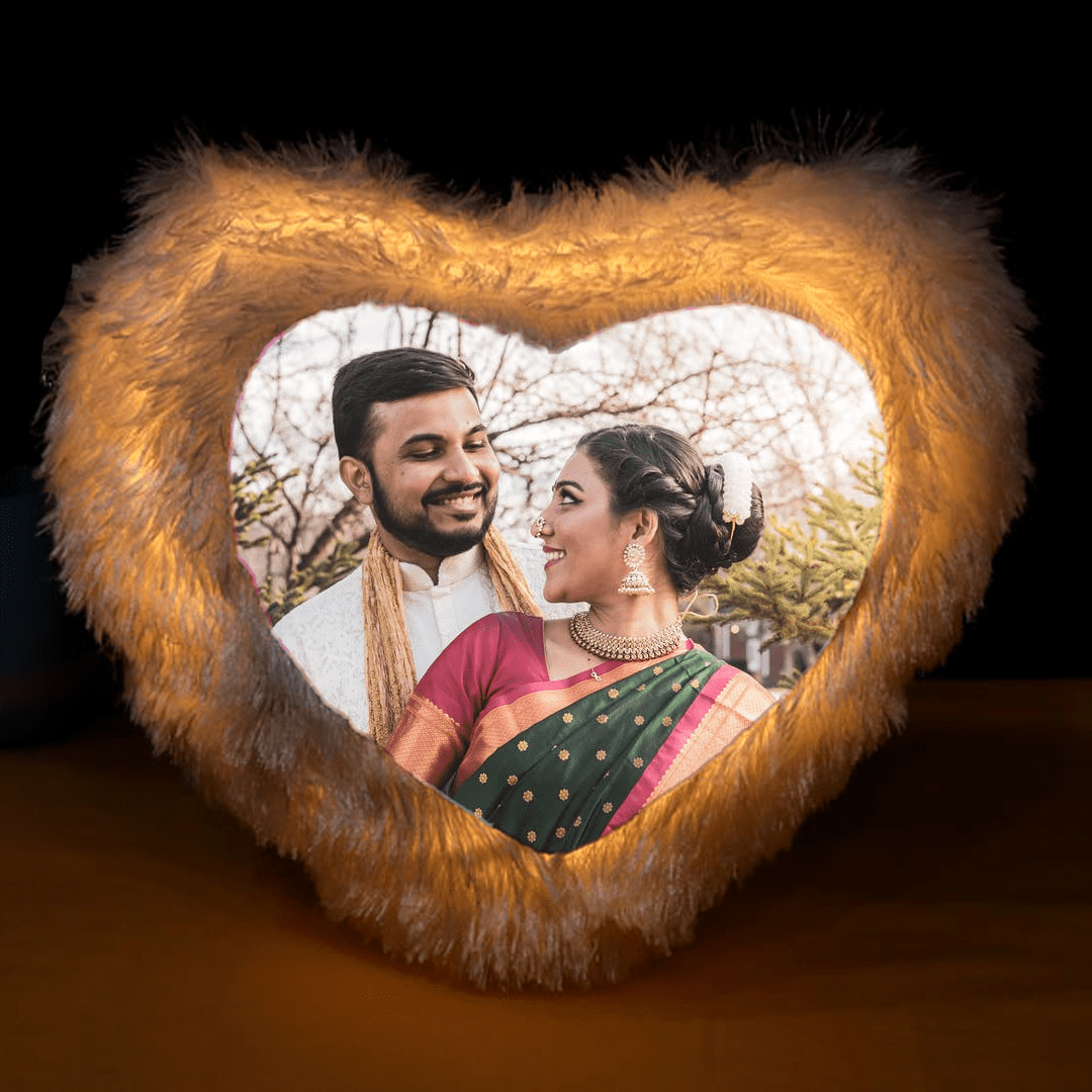 Light up deals heart pillow