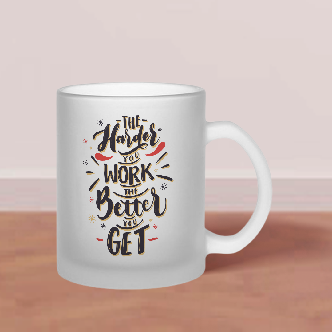 Frosted Glass Mugs