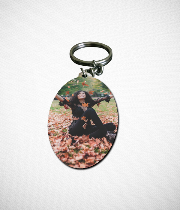 Oval Shape Keychain