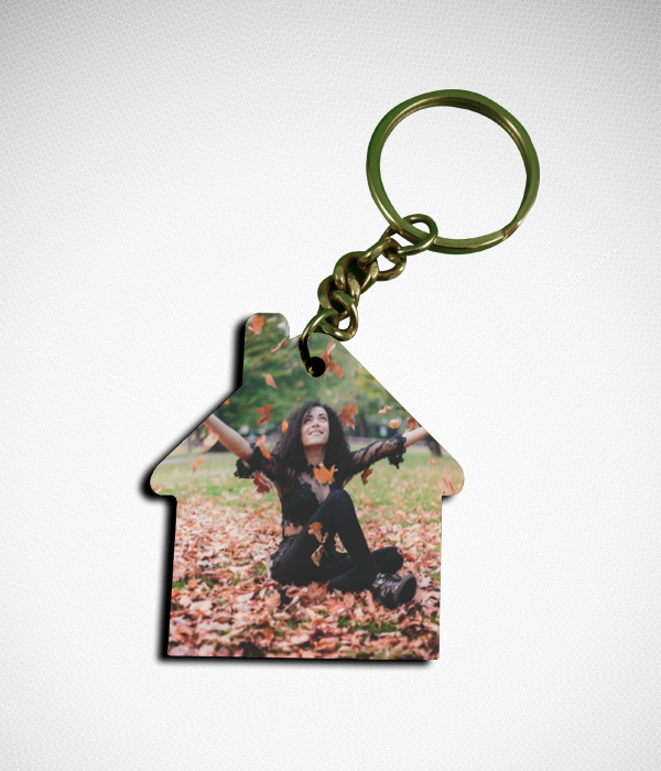 Home Shape Keychain